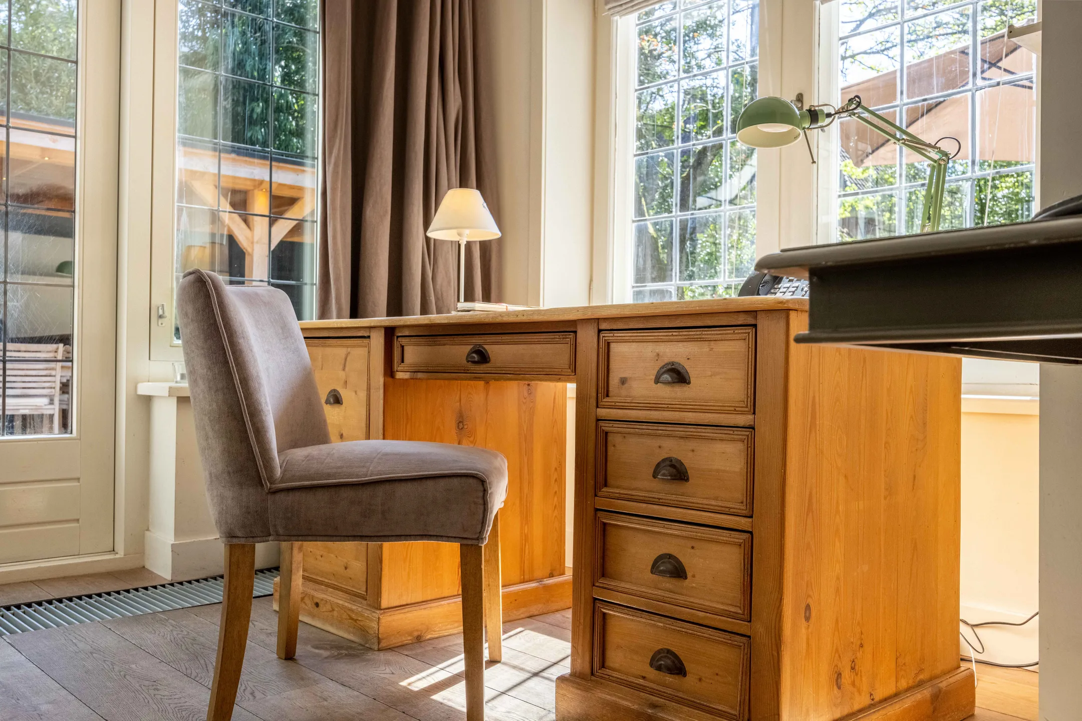 Living room study area